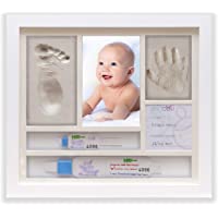 iPiccoli® Marco para huellas de niño y bebé- regalo bautizo y nacimiento- kit completo con Arcilla- porta pulseras de…
